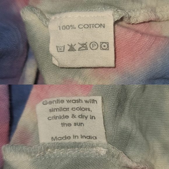 New Magnolia Pearl Love Applique Dylan T Tie Dye Heart Tee Enamour appliqué top - Picture 16 of 16